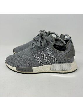 Adidas NMD R1 Women’s Size 9 Gray Boost Custom Rhinestone Bling Sneakers EE5175